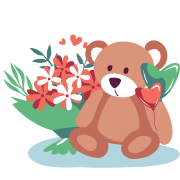 Çiçekler ve hediyeler