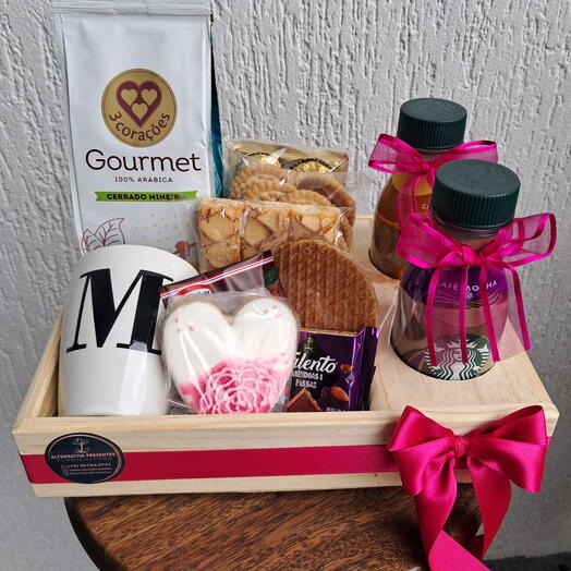 Cesta Paixão Por Cafe
