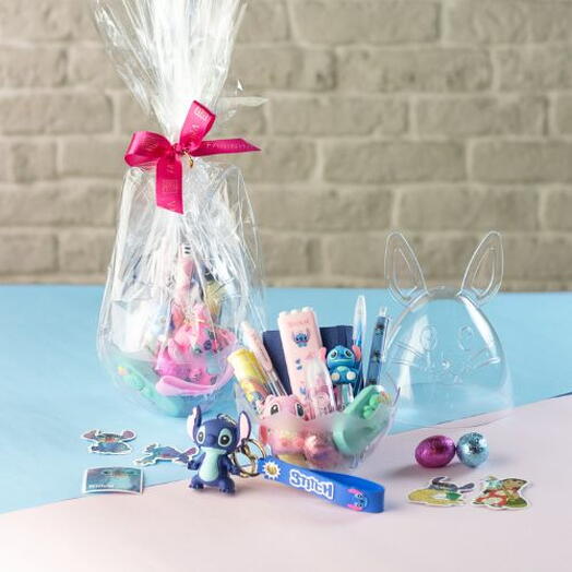 Ovo de Pascoa Criativo Stitch   Angel