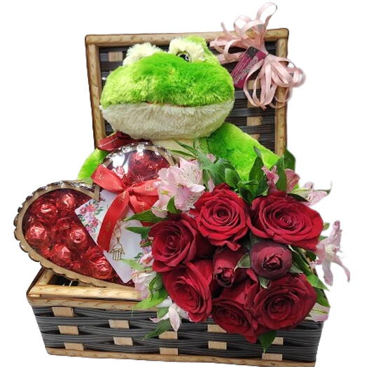 Bau de Flores Romântico