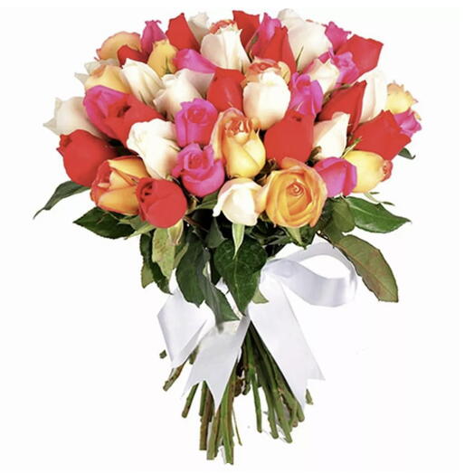 Bouquet 30 Rosas Coloridas