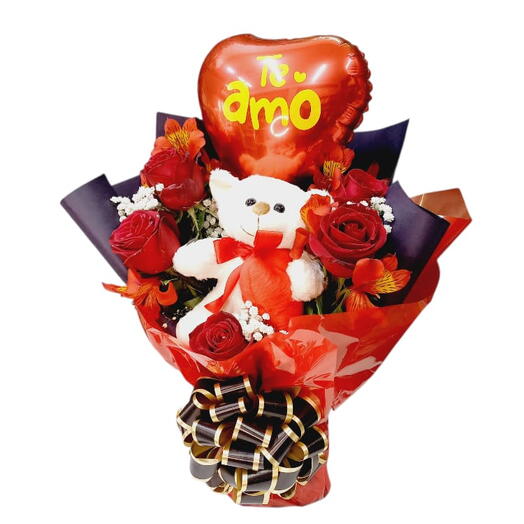 BUQUE PREMIUM COM ROSAS IMPORTADAS
