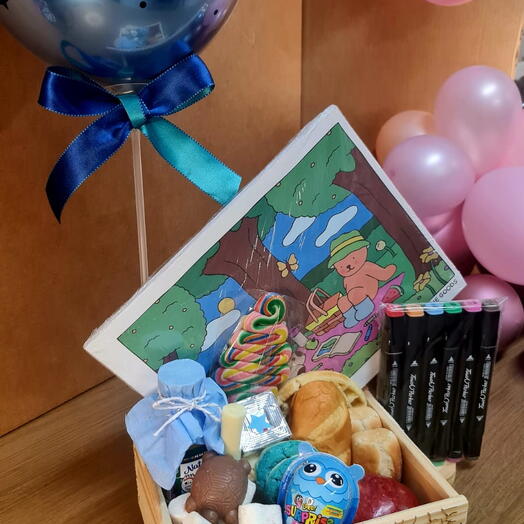 Mini Cafe Sabores em Cores - Azul ou Rosa