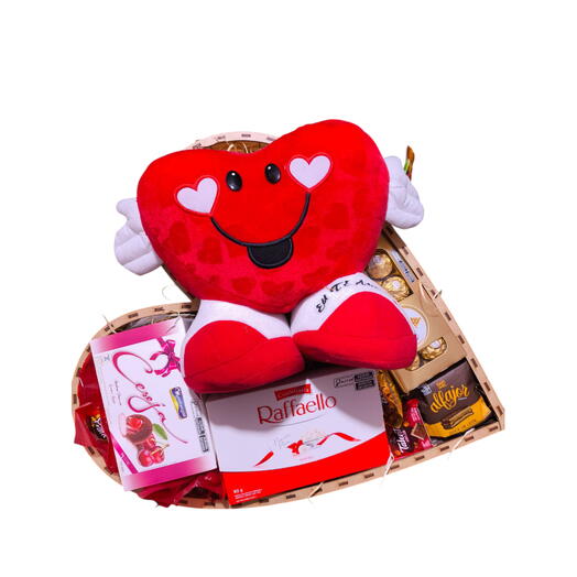 Coração Madeira Love