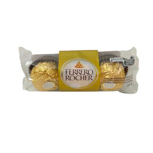 Ferrero Rocher com 3 unidades