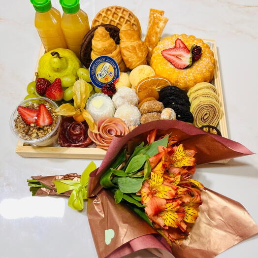 Box Cor e Sabor Com Flores