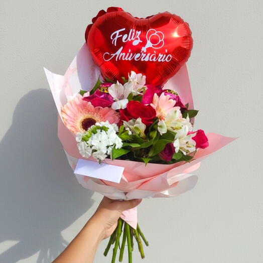 Buque com Balão e Chocolate