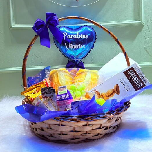 Cesta Cafe da Manhã Amor