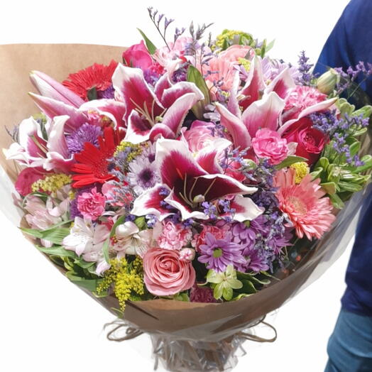 Mix de Flores Cor de Rosa