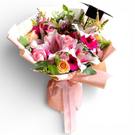 Buquê de Formatura com Capelo