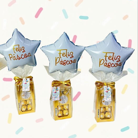 Ferrero Rocher com balão