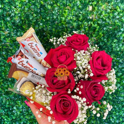 Box Rosas Delicias Kinder