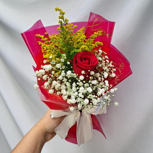 Arranjo Rosa Solitaria