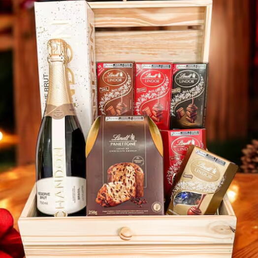 Cesta Gourmet Premium | Natal Lindt