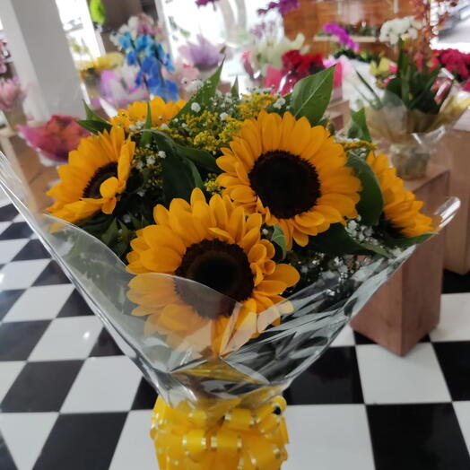 Buquê De 6 Girassois