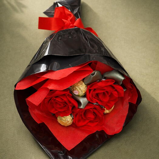 Buquê Luxo Amor   Chocolate