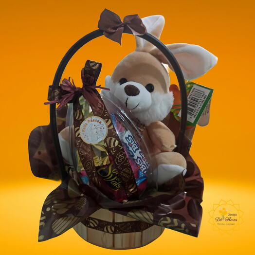 Cestinha Pascoa Blister 250g - ESPECIAL PASCOA