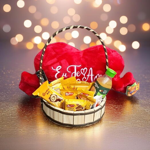 Cesta Cafe Da Manhã Com Pelucia - Um Presente Que Diz Mais Que Mil Palavras