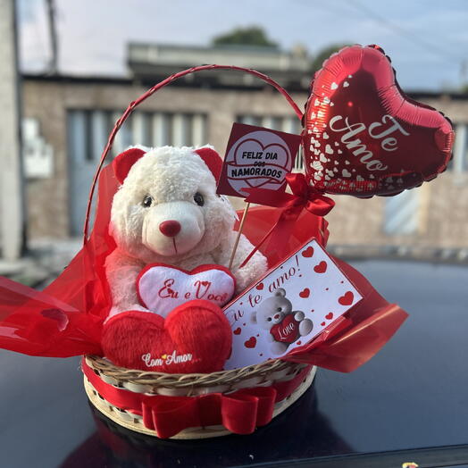 Dia dos Namorados Cesta Te Amo