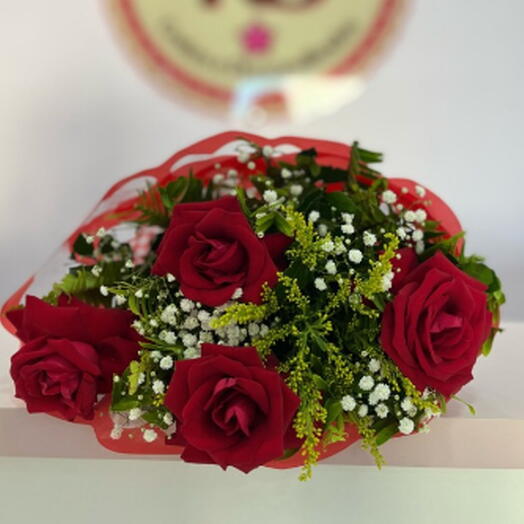 BUQUÊ 4 ROSAS