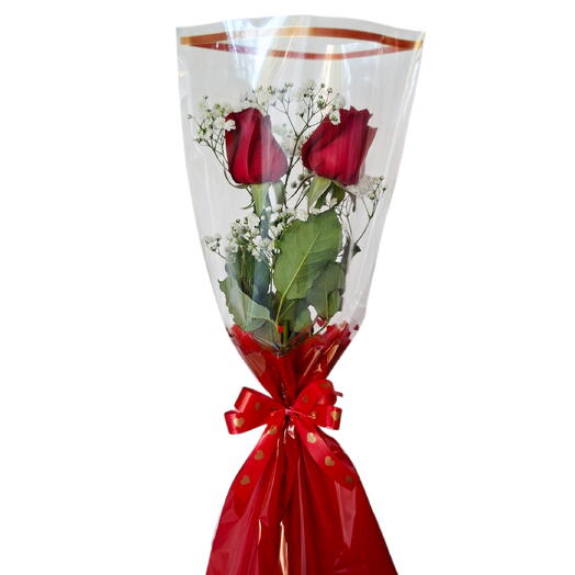 Buquê de dueto de rosas