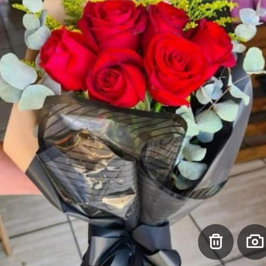 Buquê 6 rosas Deluxe