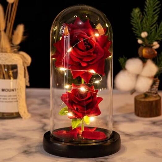 Flor Eterna Decorativa 20cm - Toque de Elegância