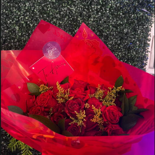 Buquê 20 Rosas