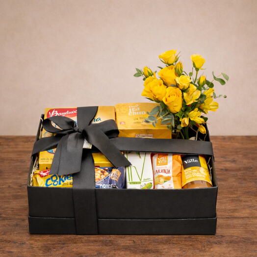 Cesta de Cafe da Manhã Luxo | La Floricultura