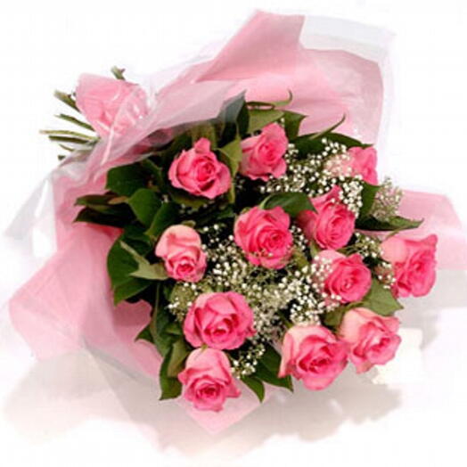 Buquê De Rosas Cor de Rosa