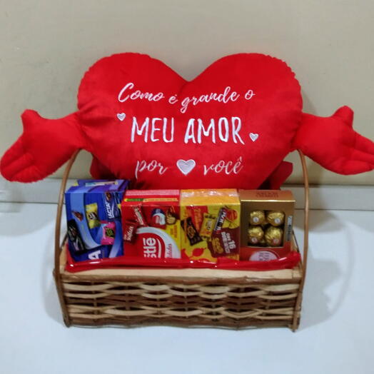 Cesta especial chocolate