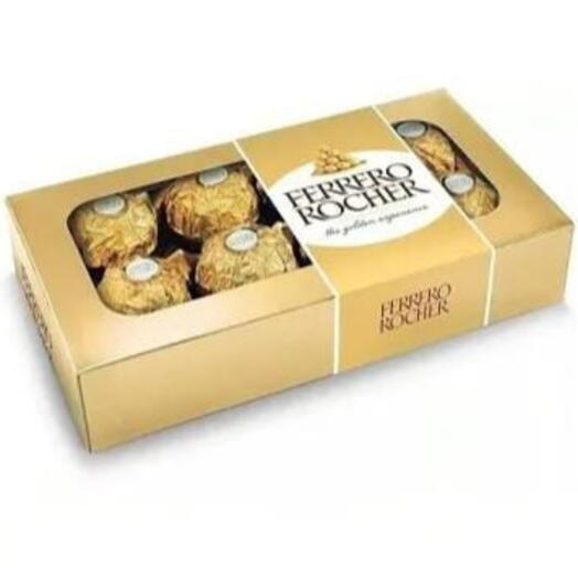 Caixa de  ferrero  com 8