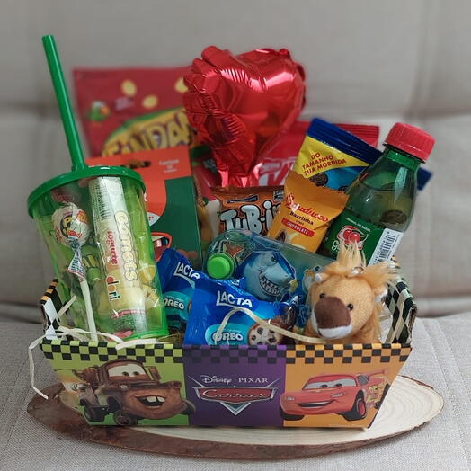 Cesta Carros Disney N1