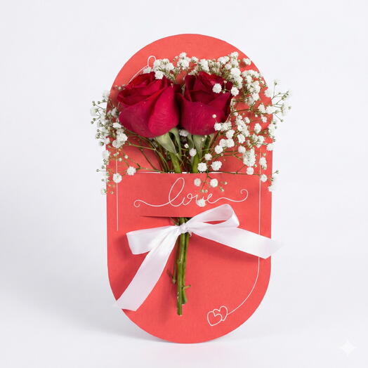 Arranjo de 2 Rosas