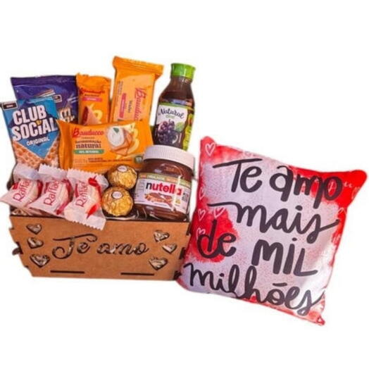 Cesta Namorados Beijo Doce