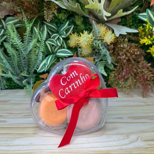 Coração de Acrilico (Sabonete)