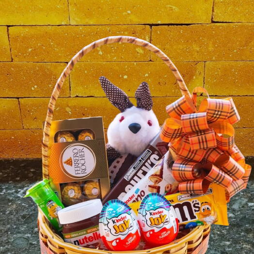 Cesta Pascoa Puro Chocolate