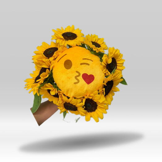 Buquê de Girassol com Emoji