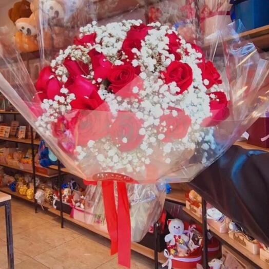 Buquê de 40 Rosas Botão