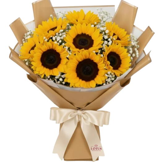 Buquê de 8 Girassois