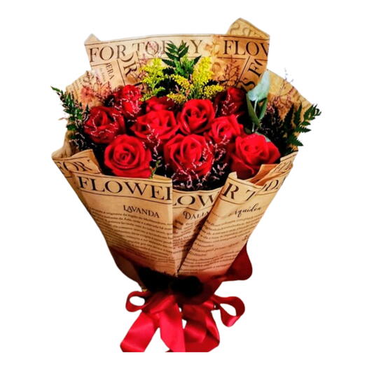 Buquê 10 Rosas