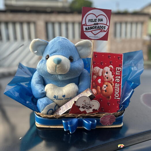 Dia dos Namorados Ursinho Azul