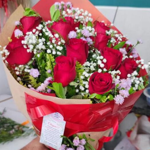 Buquê Com 11 Rosas