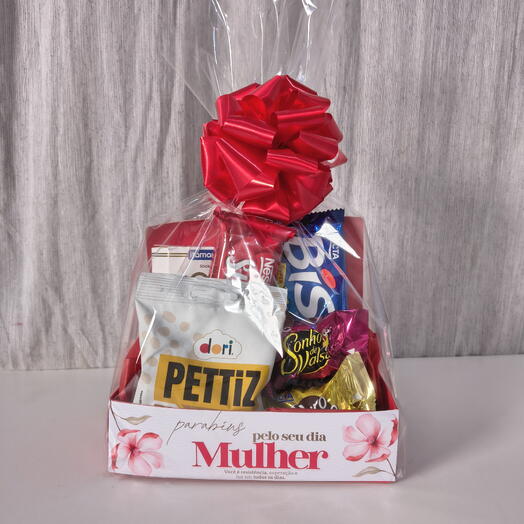 Cesta de Chocolate Presente dia da Mulher