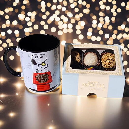 Brigadeiro Na Caixa "Você E Muito Especial" E Caneca