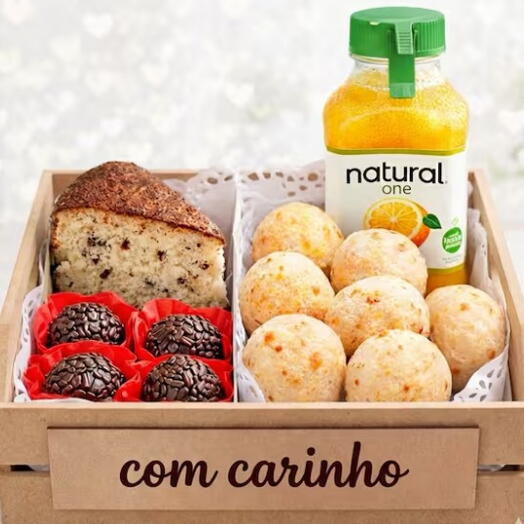 Cesta Cafe da Bisa - Para Aquecer o Coração