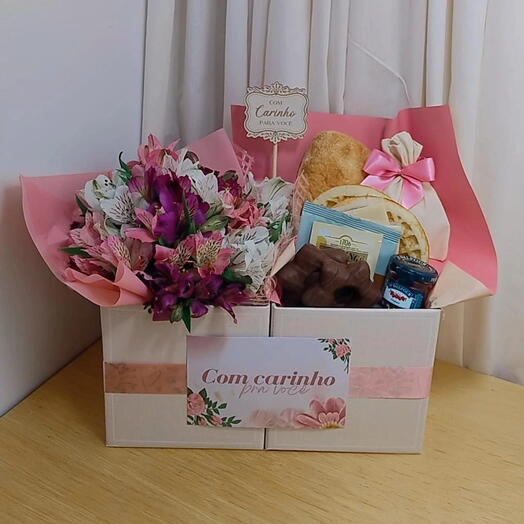 Cafe da manhã com Flores - Doçura de Carinho