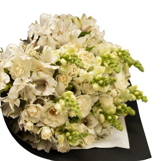 Bouquet Mix de Flores Brancas – Jade