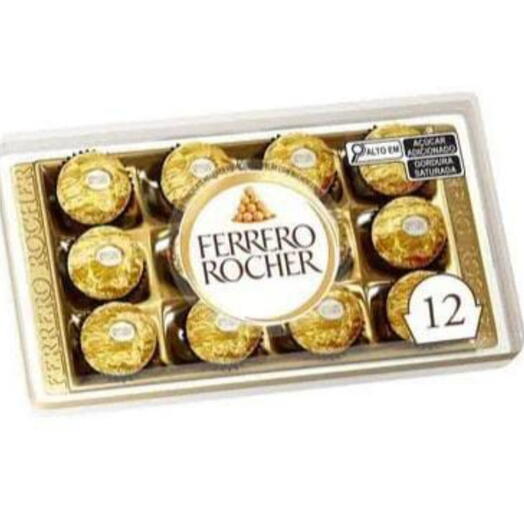 Caixa de 12  bombons