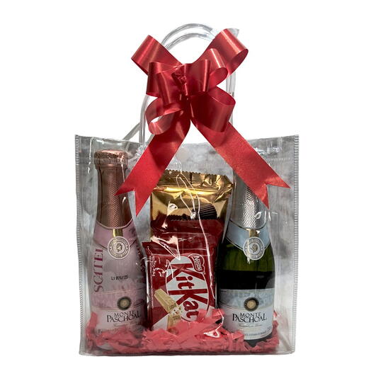 Cesta Brinde ao Amor - Espumantes e Chocolates